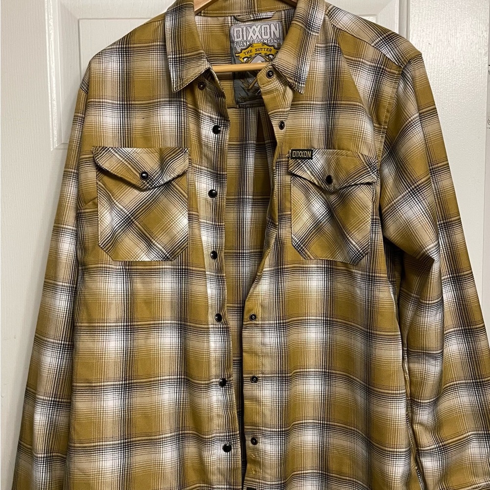 Dixon Yellow Plaid Flannel Shirt